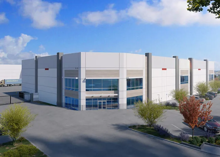 Industrial building exterior